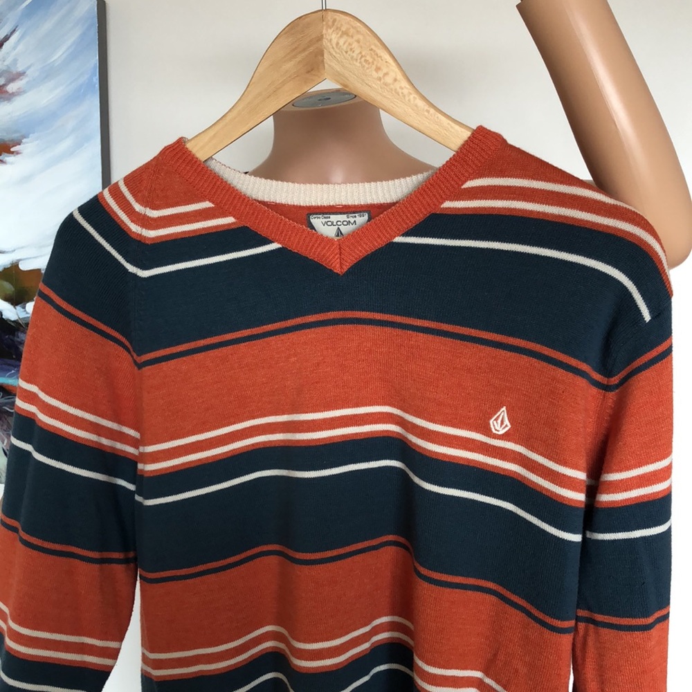 Volcom- Understated Striped Sweater - Picture 2 of 8